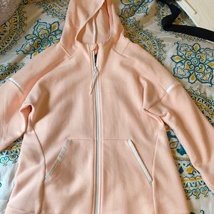 Champion pink hooded athletic jacket - size m